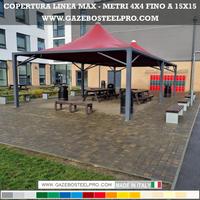 GAZEBO LINEA MAXI - DA 4X4 A 15X15 - QUALITA TOP