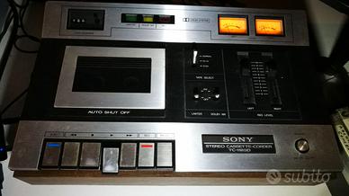Sony TC-118SD Piastra Tape Deck Cassette