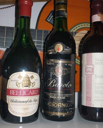 Barolo 1964 e altri vini francesi