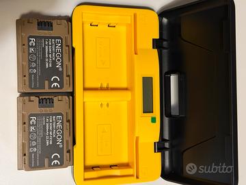 Caricabatterie per sony NP-FZ100 + 2 batterie