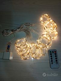 TENDA 600 LED, USB,  mt 6 x 3, color giallo, calda