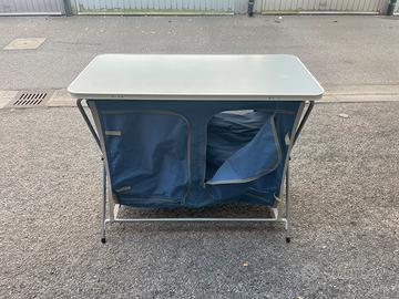 Mobiletto cucina da campeggio
