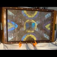 Vassoio mogano palissandro Brasile 1940/50