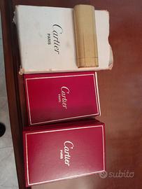 accendino Cartier placcato in oro giallo anni 70/ 