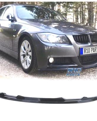 SPOILER LIP BMW E90 E91 LCI 08-12 LOOK M NERO LUCI
