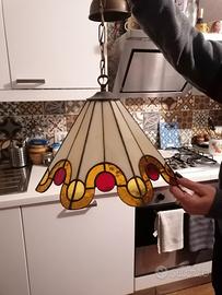 Lampadario in vetro 