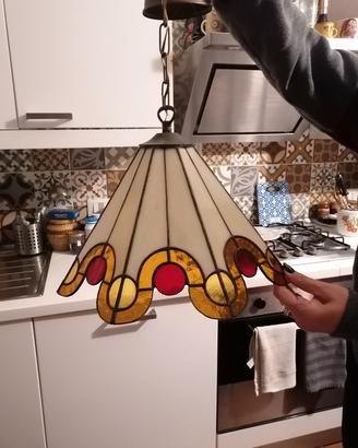 Lampadario in vetro 