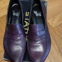 Mocassini Mivida in pelle color viola mis 38,5
