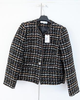 Giacca donna nero e oro Un Jour Ailleurs