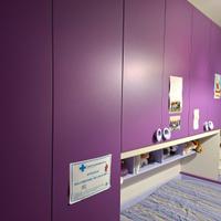 Ampia cameretta a ponte per bambine/ragazze