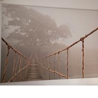 decorazione murale ikea con supporto metallico
