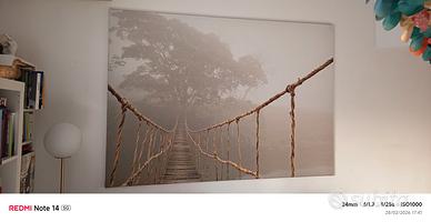 decorazione murale ikea con supporto metallico
