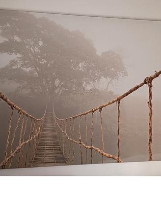 decorazione murale ikea con supporto metallico