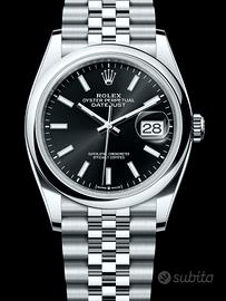 Rolex DJ 36 jubilee 126200 nero nuovo 08/2026 full