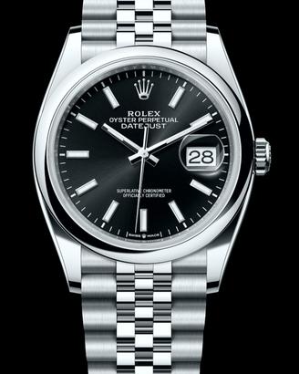 Rolex DJ 36 jubilee 126200 nero nuovo 08/2026 full
