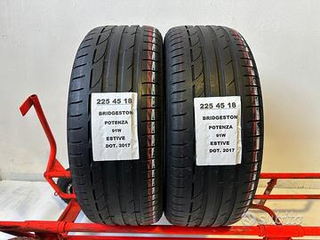 2 gomme 225 45 18 Bridgestone