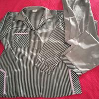 Pigiama donna in raso Più vestaglia