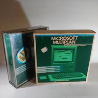 1982 MICROSOFT MULTIPLAN COMPLETO DI MANUALE APPLE