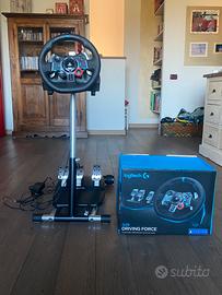 Volante Logitech G29 Driving Force con struttura