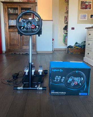 Volante Logitech G29 Driving Force con struttura