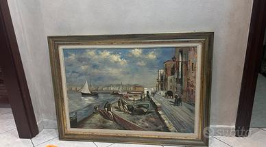 Quadro dipinto olio paesaggio