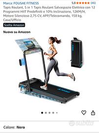 Tapis roulant elettrico nuovo