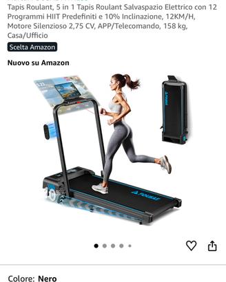 Tapis roulant elettrico nuovo