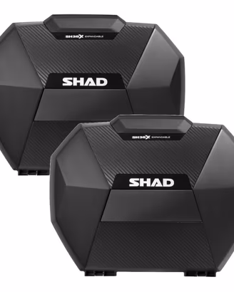 Valigie laterali espandibili Shad SH38X CARBON