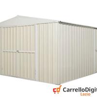 Box prefabbricato in acciaio 360x430cm avorio