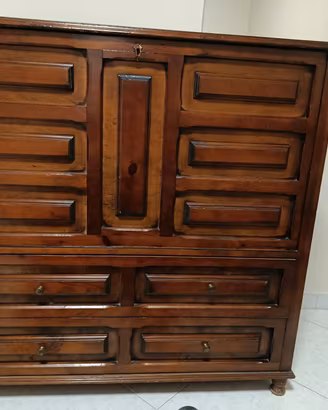 baule in legno massello 