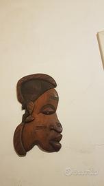 maschere etniche africane in legno 