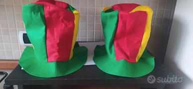 Set 3 cappelli colorati per feste 
