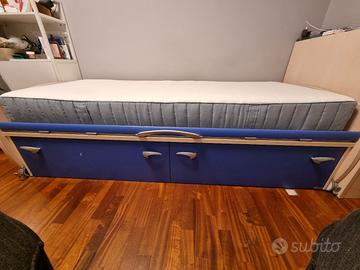 letto singolo + materasso