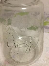 Paralume vetro lume lanterna lampada petrolio