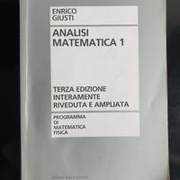 Analisi Matematica 1 - Enrico Giusti - Ottime cond
