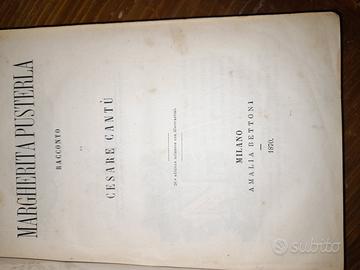 Libro antico "Margherita Pusteria