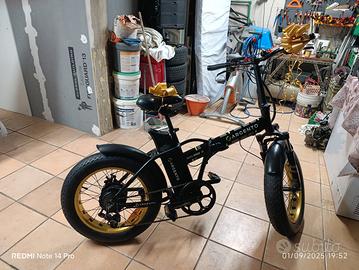 Argento Mini Max Plus  - E-bike FAT Pieghevole 