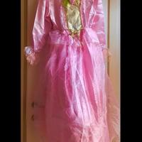 Costume Principessa Disney 8/10 anni Carnevale