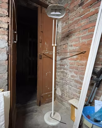 lampada da pavimento piantana vintage alogena