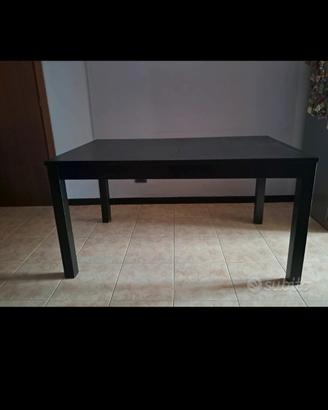 tavolo nero 180×84 altezza 74