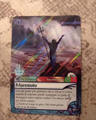 Carta Fantasy Riders Titanio Maremoto