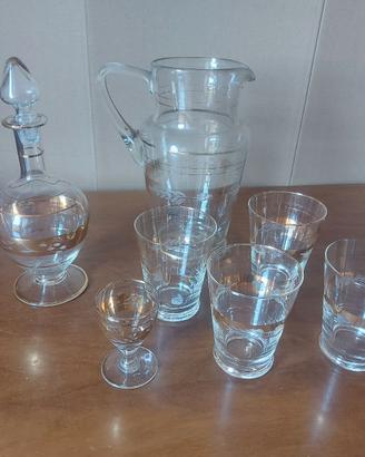 Set bicchieri vintage