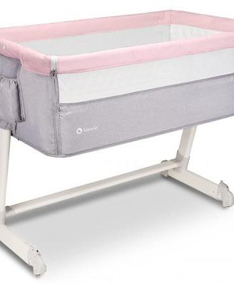Lettino next to me 3-in-1 Lionelo Theo Rosa