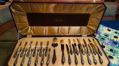Servizio Posate Argento 800 Lame Solingen Vintage