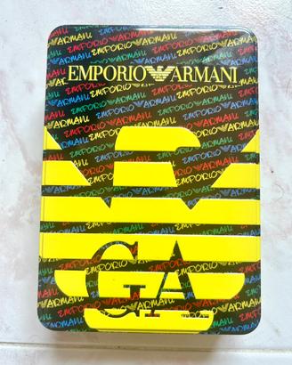 Scatola originale Emporio Armani in latta nuova