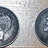 monete vittorio Emanuele re d'Italia rare antiche 