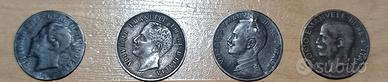 monete vittorio Emanuele re d'Italia rare antiche 