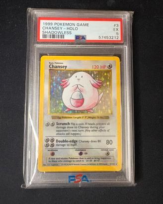 Chansey shadowless psa5