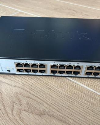 Switch D-Link DGS-1024D Gigabit 24 porte rack