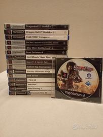 Lotto Giochi PS2 Originali - Dragon Ball, StarWars
